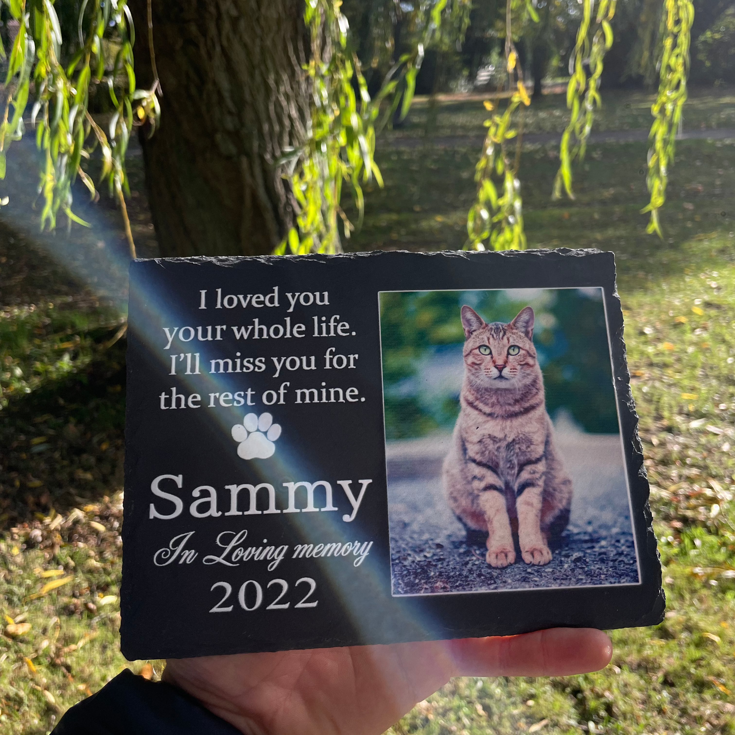 Personalized Pet Memorial Stone