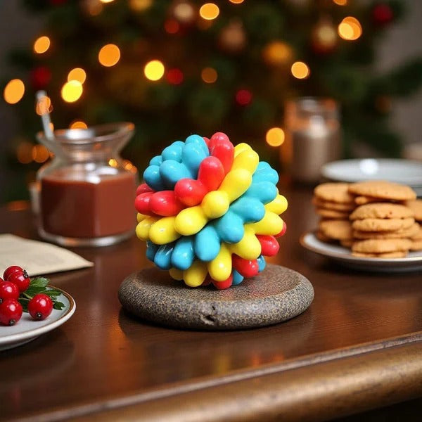 Robust Rubber Chew Ball for Dogs