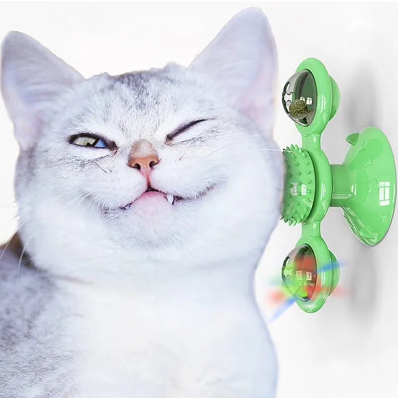 Interactive Windmill Cat Toys