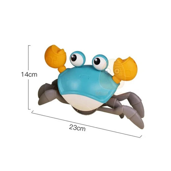Interactive crab toy for dogs
