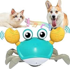 Interactive crab toy for dogs
