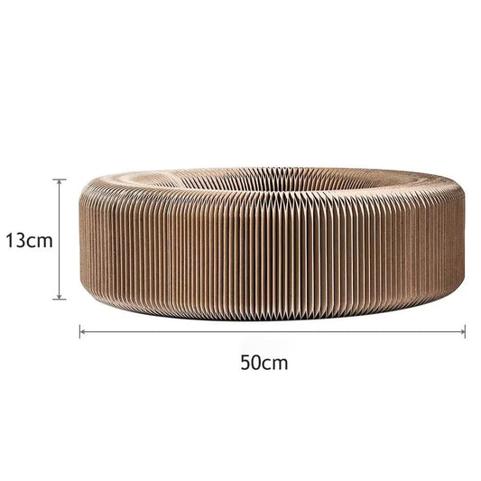 2-in-1 Play And Scratching Bed For Cats