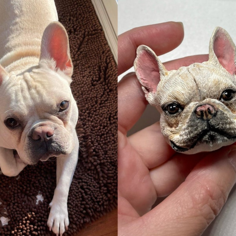 Custom Engraved Pet Magnet Figure