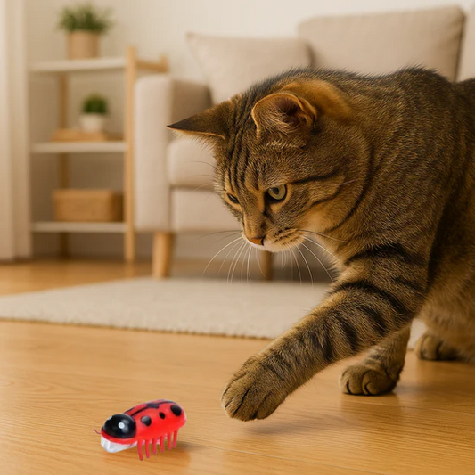 Self-Driving Beetle Cat Toy