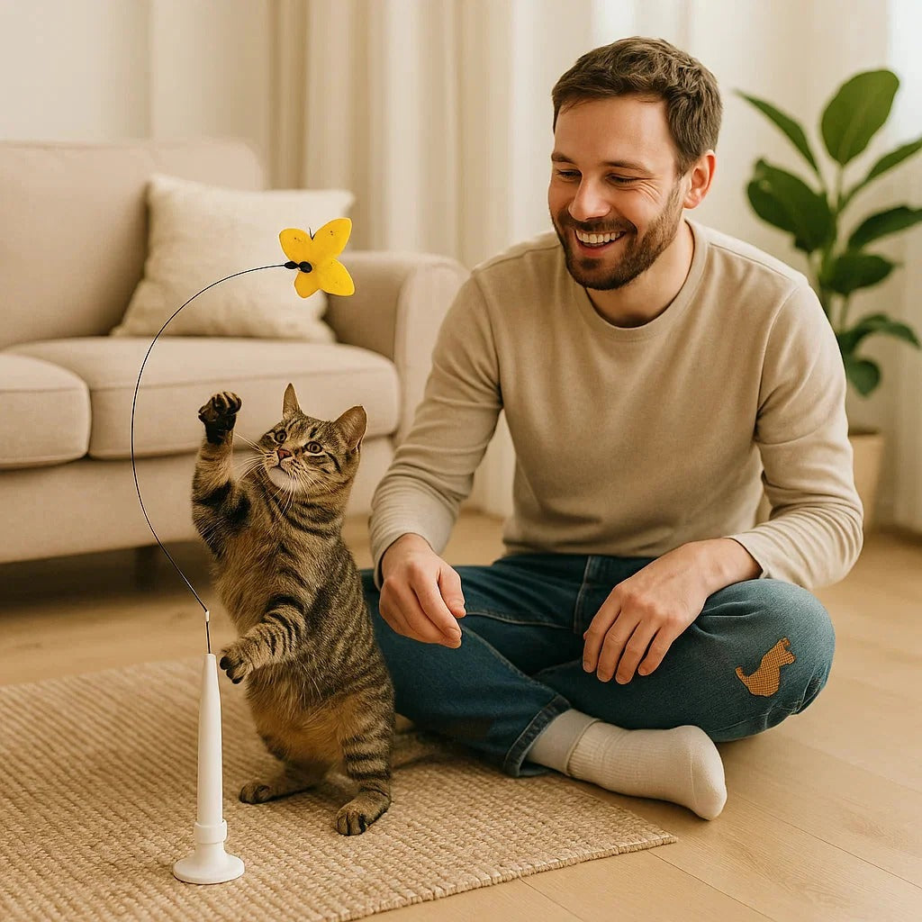 HuntMate - Interactive Cat Suction Hunting Toy