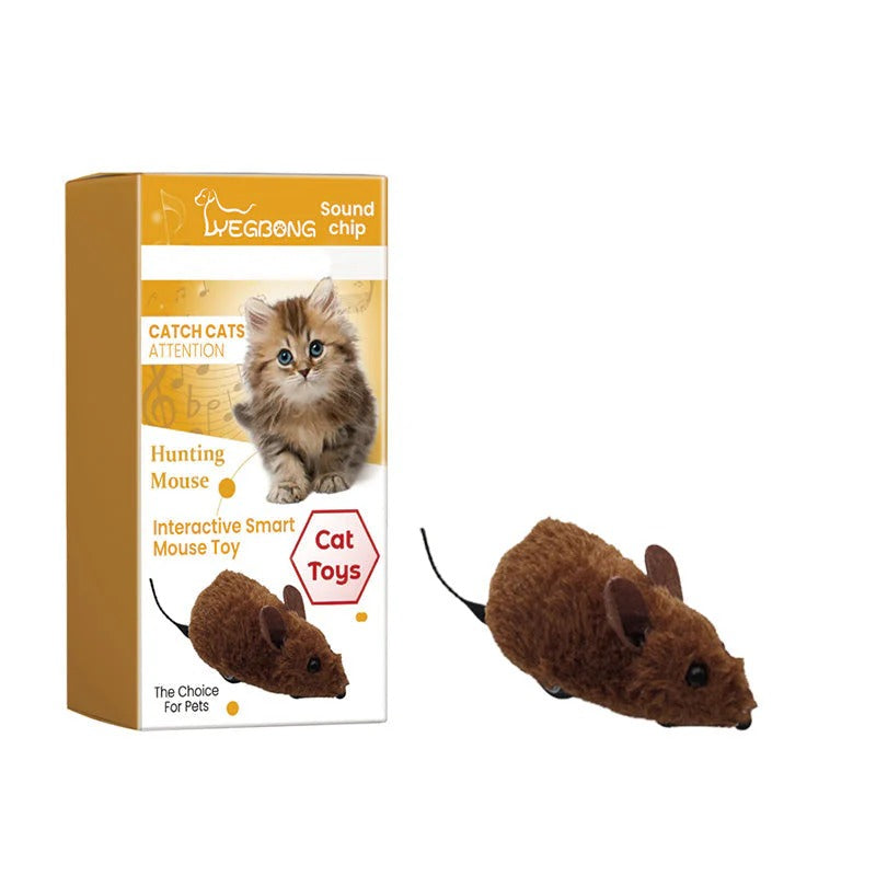 Interactive mouse toy for cats